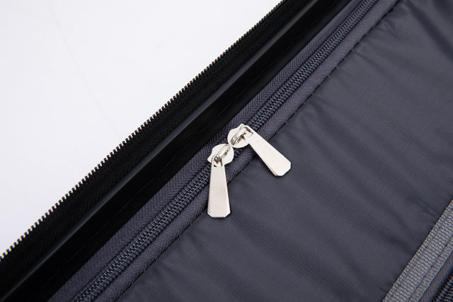 20" Carry on Luggage ABS Lightweight Suitcase, Spinner Wheels, TSA Lock, Black