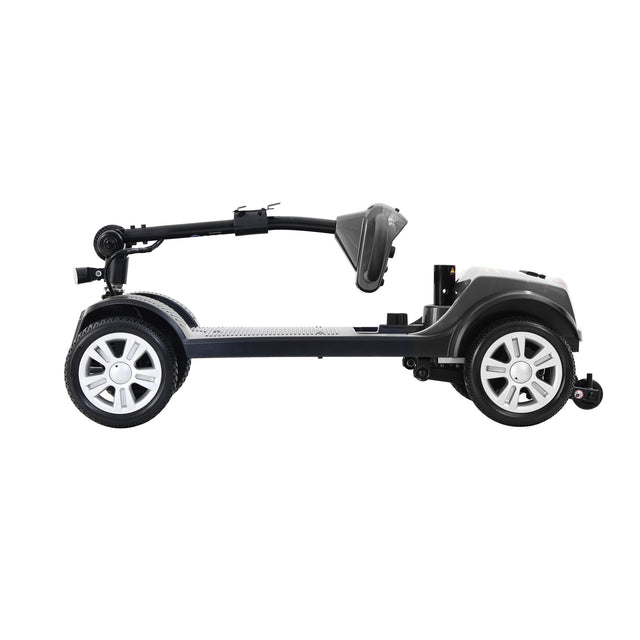 W42936058 MAX SPORT GREY 4 Wheels Outdoor Compact Mobility Scooter with 2pcs*12AH Lead acid Battery