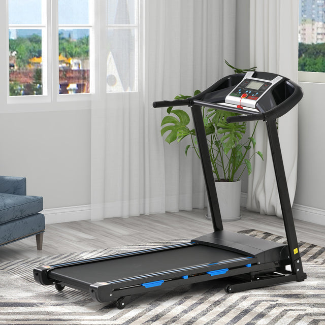 Treadmills for Home, Electric Treadmill with 15% Automatic Incline, Foldable 3.25HP Workout Running Machine Walking, Double Running Board Shock Absorption Pulse Sensor Bluetooth Speaker APP FITSHOW.