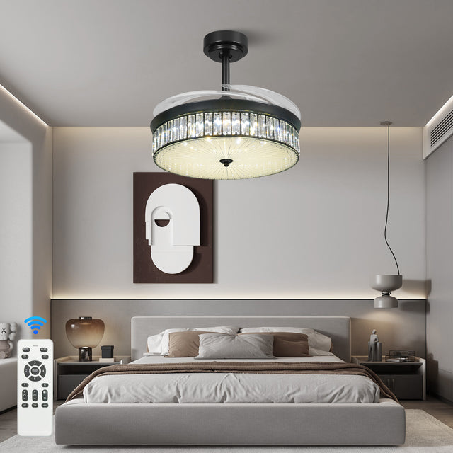 42"Crystal Ceiling Fans with Lights