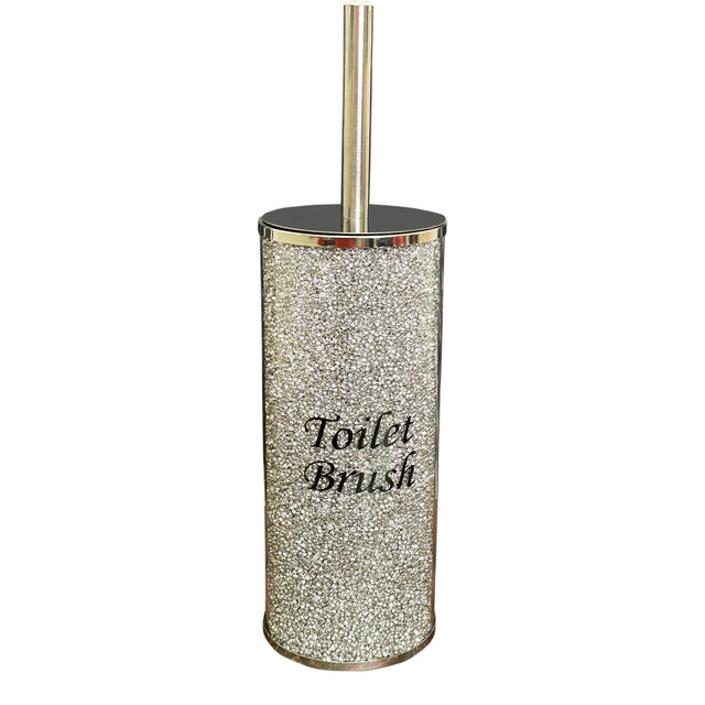 Ambrose Exquisite Glass Toilet Brush Holder in Gift Box (Includes Brush)
