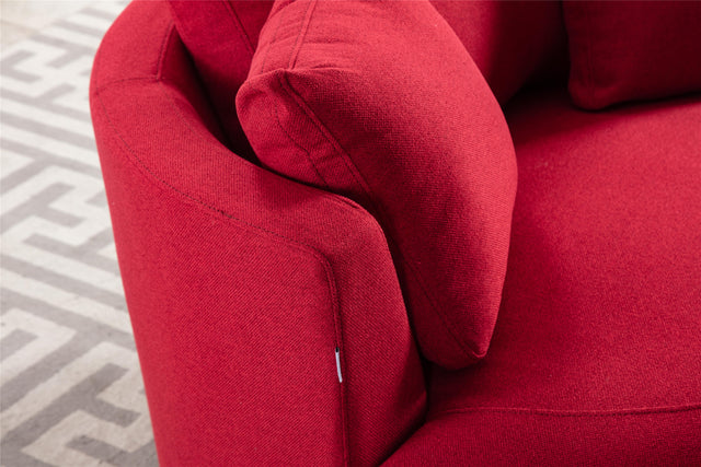 Modern Akili swivel accent chair barrel chair for hotel living room / Modern leisure chair