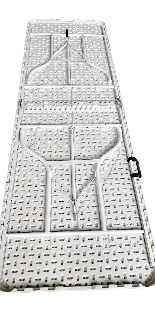 Multi-purpose outdoor folding 8ft casual picnic table game party table