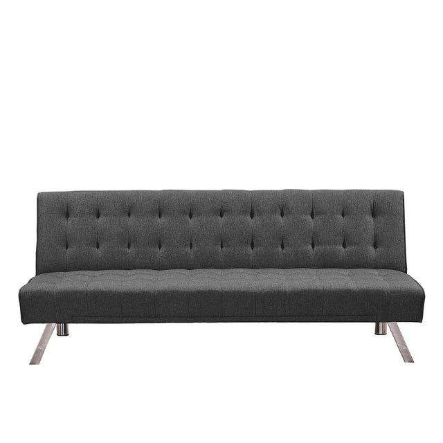 Futon Sofa Bed, Upholstered Convertible Folding Sleeper Recliner for Living Room