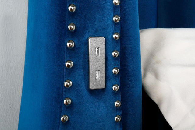 Tulip Queen Bed in Blue