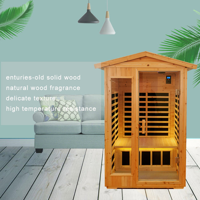 Outdoor far infrared sauna room (Two person )