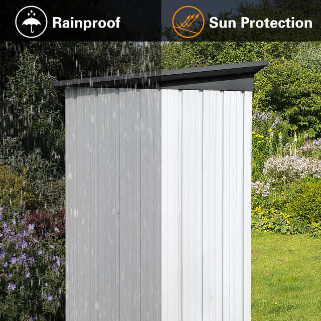 Metal garden sheds 5ftx3ft outdoor storage sheds