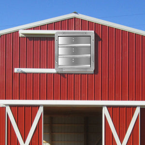 iPower 7 Inch Shutter Exhaust Fan Aluminum,High Speed,2-PACK, Silver