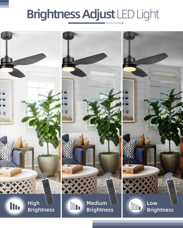 Blade LED Standard Ceiling Fan with Remote Control