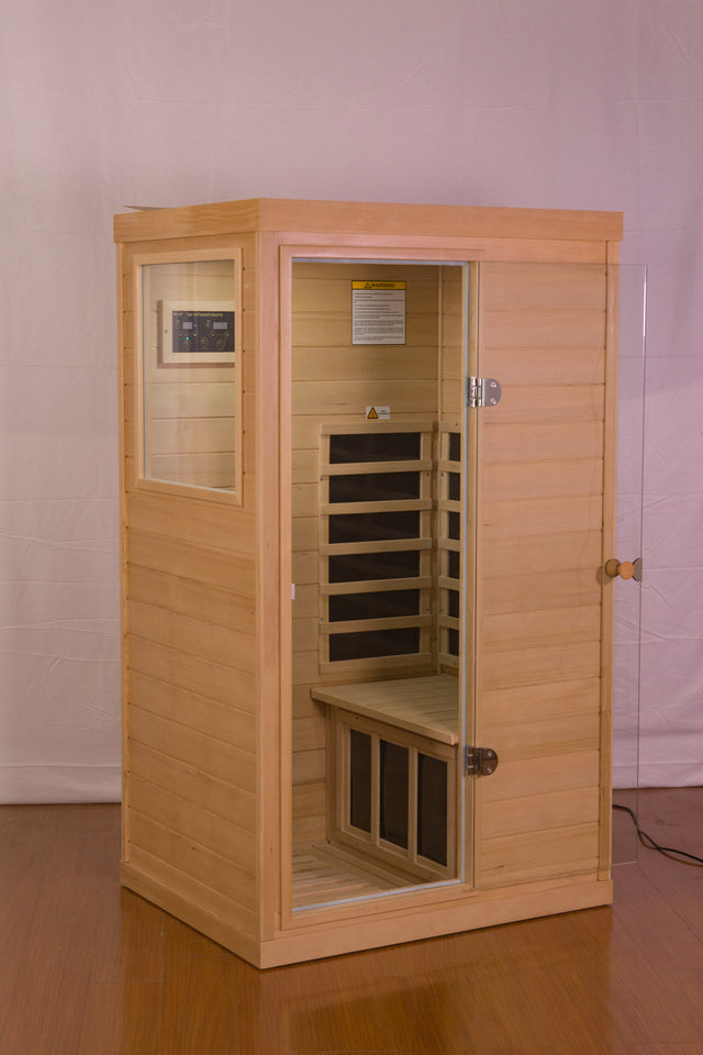 Mini Left Side Hemlock Sauna Room