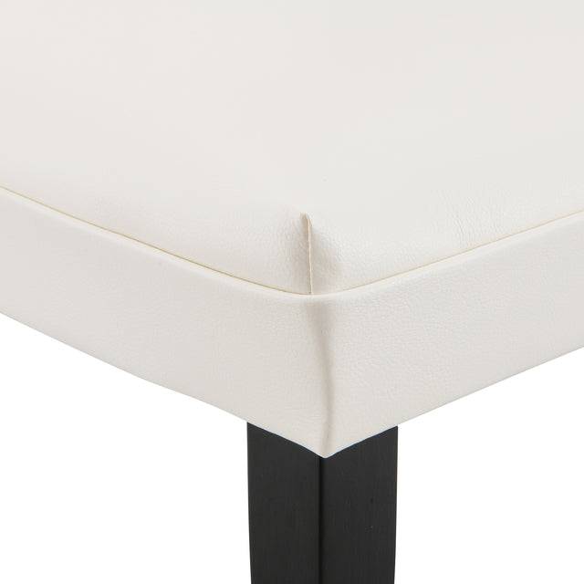 Dining chair (white breathing leather)