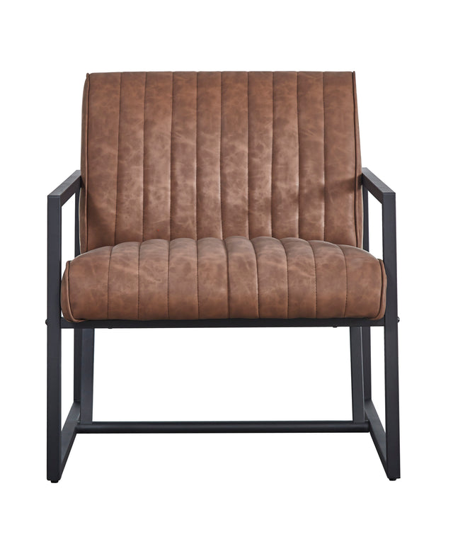 Modern design high quality PU(BROWN)+ steel armchair,for Kitchen, Dining, Bedroom, Living Room