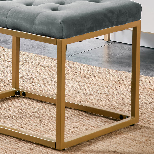 Velvet Shoe Changing Dark Grey Footstool, Square Vanity Chair, Sofa Stool,Makup Stool .Vanity Seat ,Rest Stool. Piano Bench.Suitable for Clothes Shop,Living Room, Porch, Fitting Room Bedroom