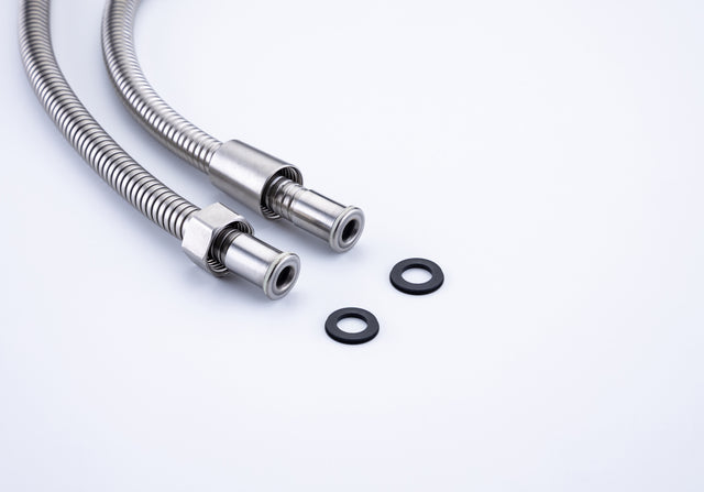 Shower System with Handheld Showerhead & Rain Shower Combo Set. High Pressure 35-Function Dual 2 in 1 Shower Faucet, patented 3-way Water Diverter in All-Brushed Nickel (Valve Include)