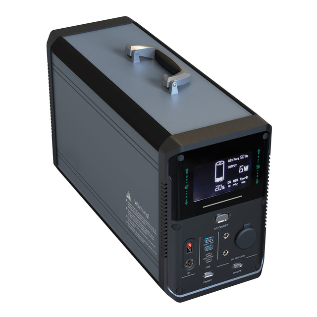 Portable Power Bank with 1500W Max Load PowerLiFePO4,1380Wh, 28.8V/48Ah,2xUSB-A(18W),2xUSB-C( 60W),2xDC5521( 12V 120W) 2xAC110V 50Hz/60Hz