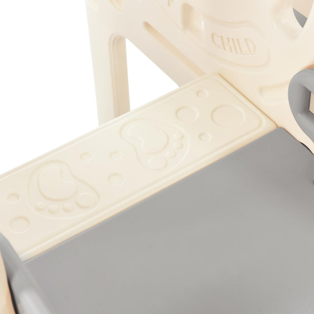 Kids Slide Playset Structure 9 in 1, Freestanding Castle Climbing Crawling Playhouse with Slide, Arch Tunnel, Ring Toss, Realistic Bus Model and Basketball Hoop, Toy Storage Organizer for Toddlers