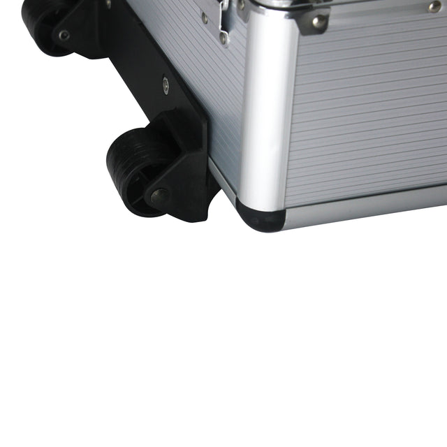 White Hand Tool Box with 4 layers of Toolset and wheels