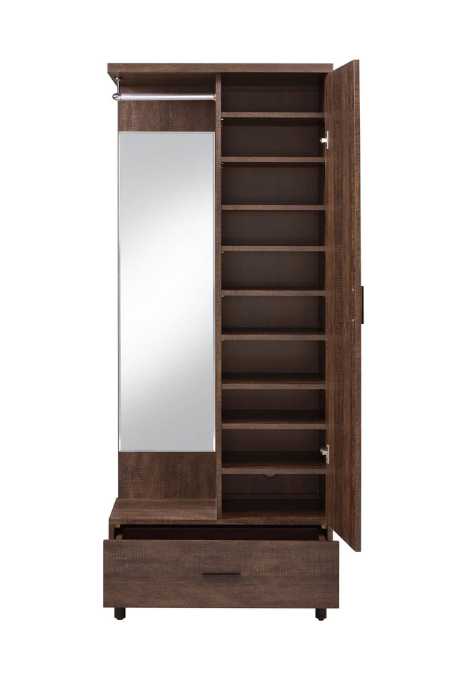 ACME Tsula Hall Tree, Rustic Walnut 97791