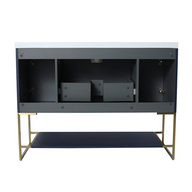 48 Inch Freestanding Bathroom Vanity With Resin Basin,48x18-BVA01148NB