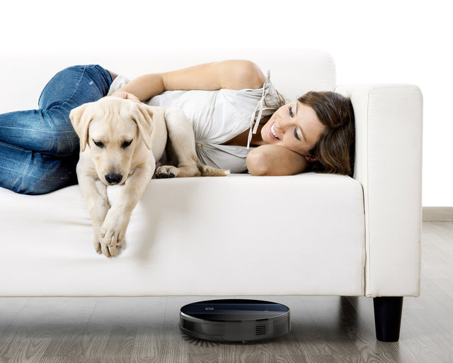 Geek Smart Robot Vacuum Cleaner G6, Ultra-Thin, 1800Pa Strong Suction, Automatic Self-Charging, Wi-Fi Connectivity, App Control, Custom Cleaning, 100mins Run Time(Banned from selling on Amazon)