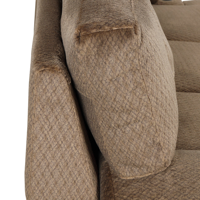 95.7" Modern Padded Upholstered Sofa Bed Sleeper Sectional Sofa with Storage Chaise and Cup Holder for Living Room Furniture Set