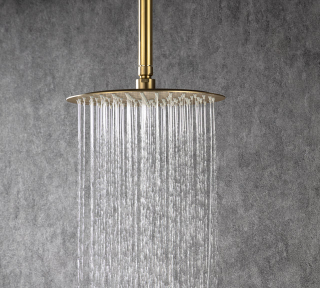 Black Shower System, Ceiling Rainfall Shower Faucet Sets Complete of High Pressure, Rain Shower Head with Handheld, Bathroom 10\\\\\\\'\\\\\\\' Shower Combo with Rough-in Valve Included