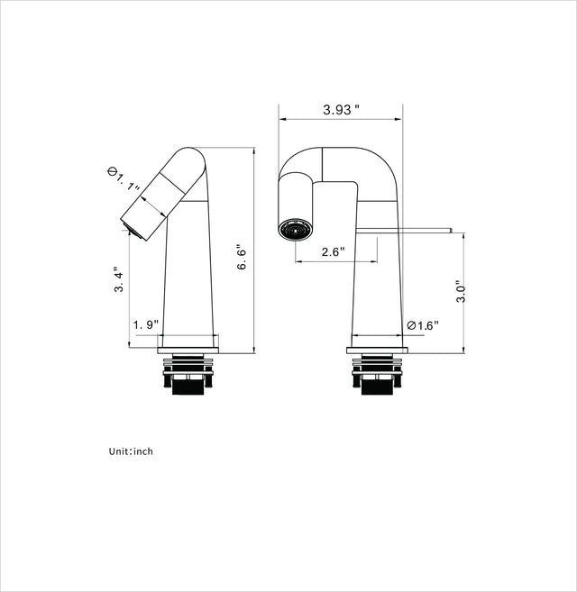 Single Hole Bathroom Faucet