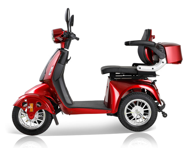 Fastest Mobility Scooter With Four Wheels For Adults & Seniors, Red 800W