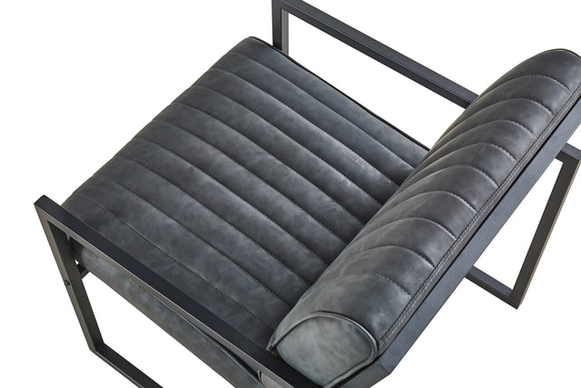 Modern design high quality PU(GREY)+ steel armchair,for Kitchen, Dining, Bedroom, Living Room