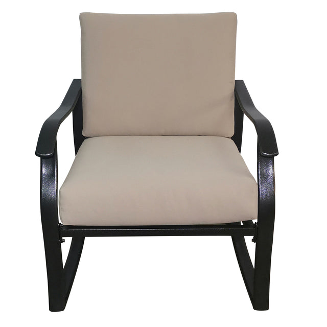 ROCKER SET CHAIR AND TEAPOY Schwarz A