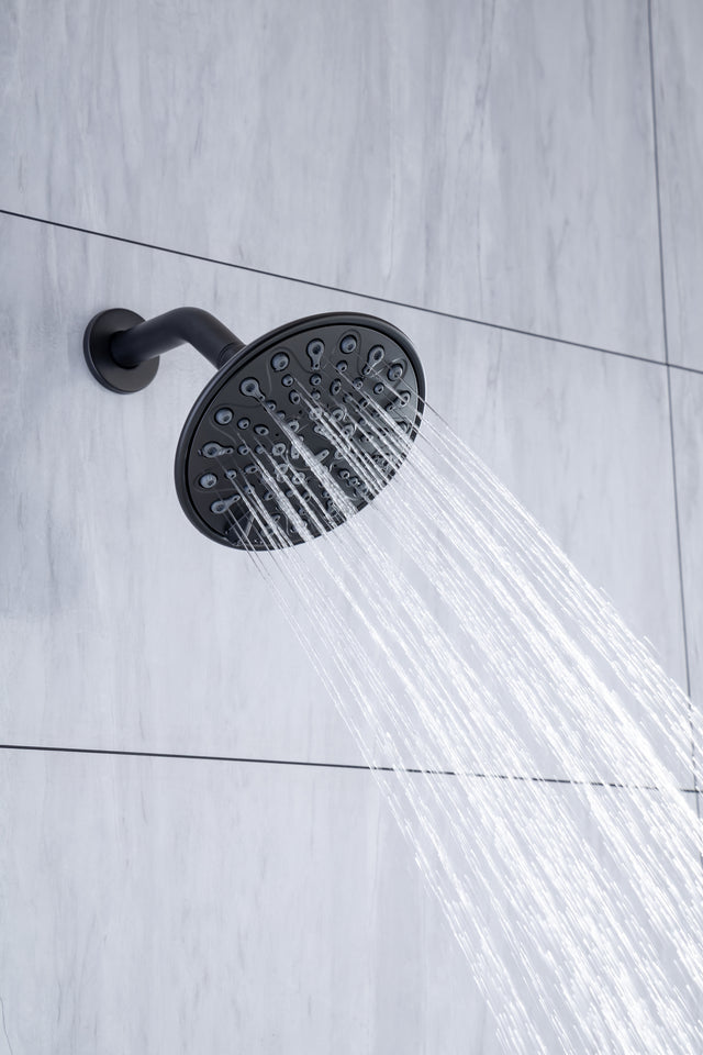 6 In. 6-Spray Balancing Shower Head Shower Faucet