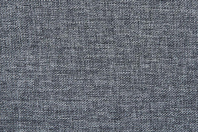 3-pcs Sectional Sofa Blue Grey Polyfiber Cushion Sofa Chaise Ottoman Reversible Couch Pillows