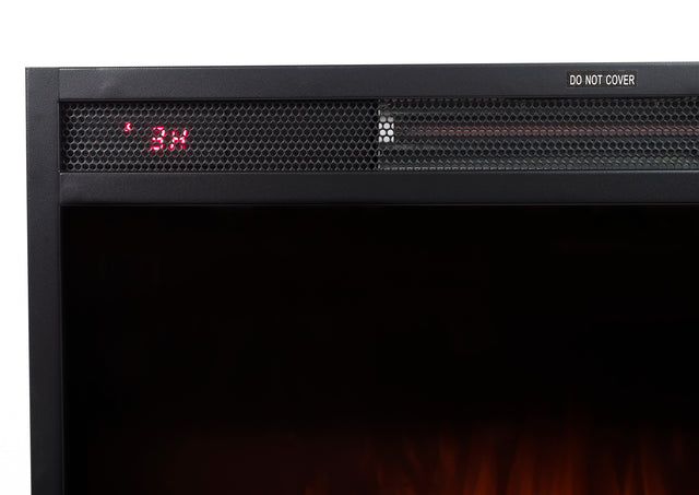 Electric Fireplace TV Console, Black