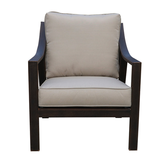 Club Chair, Taupe. Set of 2