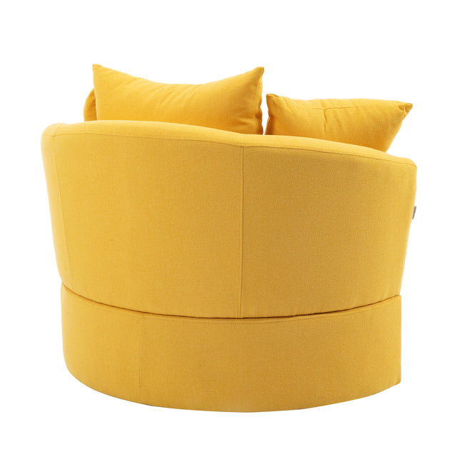 Modern Akili swivel accent chair barrel chair for hotel living room / Modern leisure chair