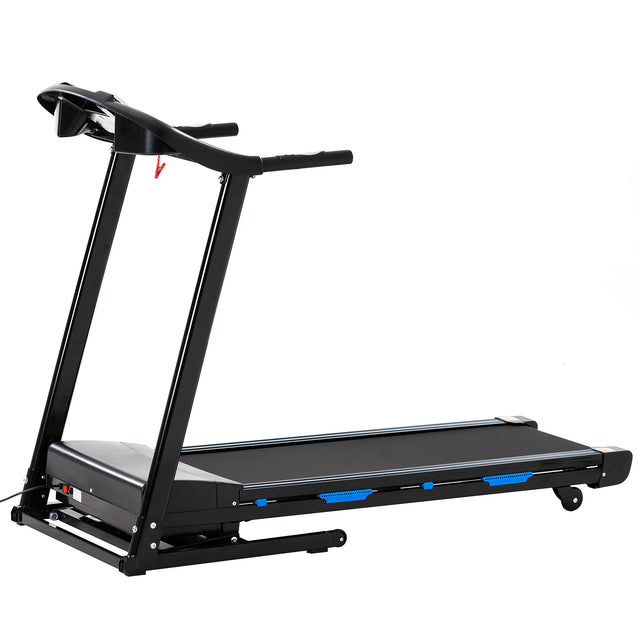 Treadmills for Home, Electric Treadmill with 15% Automatic Incline, Foldable 3.25HP Workout Running Machine Walking, Double Running Board Shock Absorption Pulse Sensor Bluetooth Speaker APP FITSHOW.