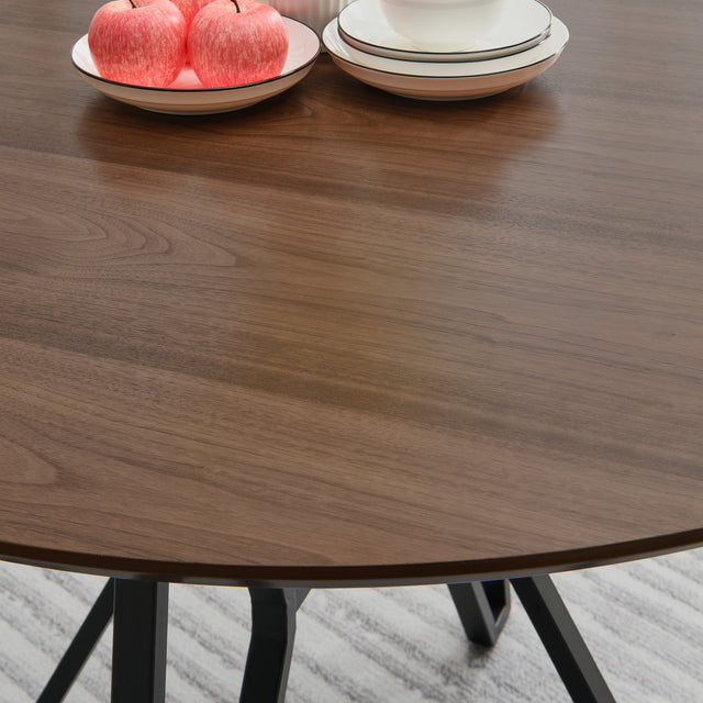 48" Dining Table with Metal Frame