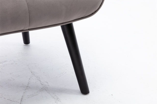 COOLMORE Accent chair Living Room/Bed Room, Modern Leisure Chair Silver Grey