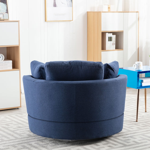 Modern Akili swivel accent chair barrel chair for hotel living room Modern leisure chair