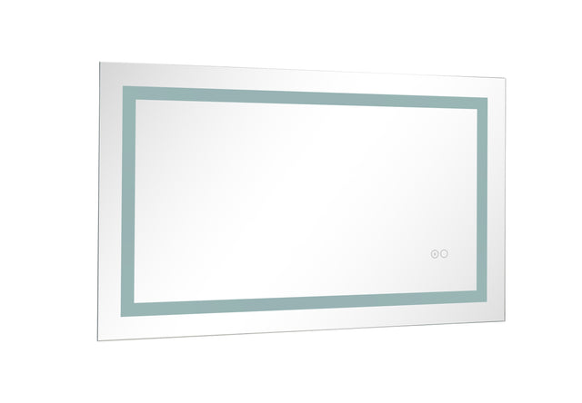 LED Bathroom Mirror with Lights, 40×24 Inch Smart Vanity Mirrors,Lighted Wall Mounted Anti-Fog Dimmable Mirror,Adjustable White/Warm/Natural Lights(Horizontal/Vertical)