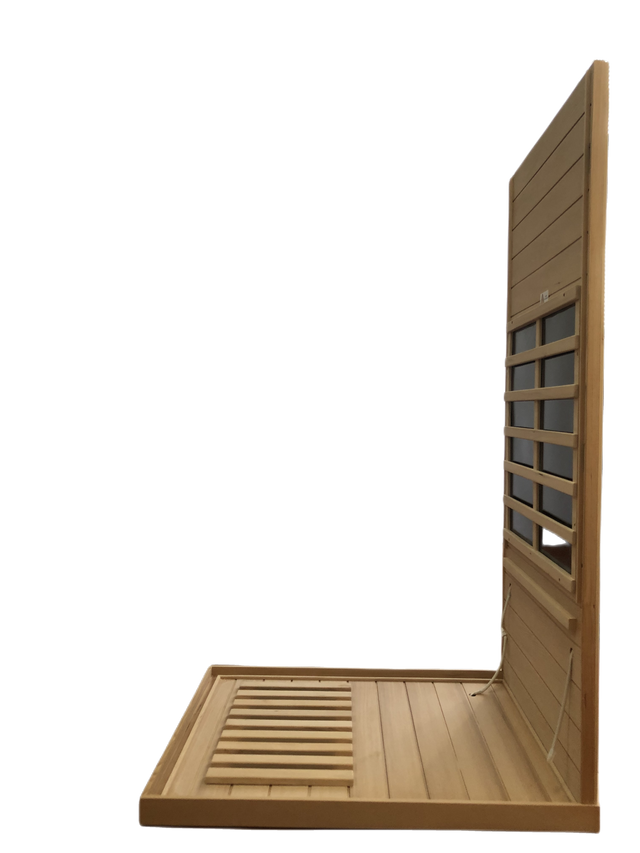 Mini Left Side Hemlock Sauna Room