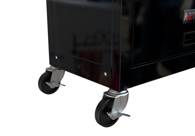 High Capacity Rolling Tool Chest with Wheels and Drawers, 8-Drawer Tool Storage Cabinet--BLACK