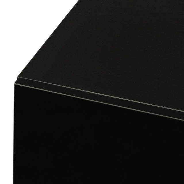 LED TV Stand for 55 inch TV, Modern Entertainment Center with LED Lights, TV & Media Furniture Console for Under TV Living Game Room Bedroom,Black