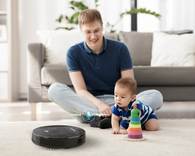 Geek Smart Robot Vacuum Cleaner G6, Ultra-Thin, 1800Pa Strong Suction, Automatic Self-Charging, Wi-Fi Connectivity, App Control, Custom Cleaning, 100mins Run Time(Banned from selling on Amazon)