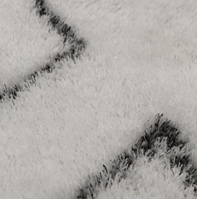 "Aria Collection" Soft Pile Hand Tufted Shag Area Rug