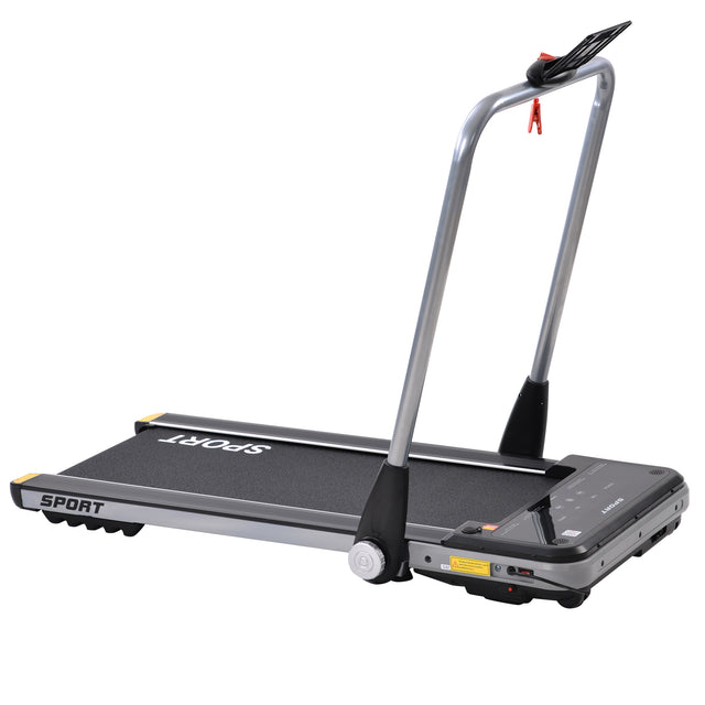 2.5HP Horizontally Foldable Electric Treadmill Motorized Running Machine ,Silver