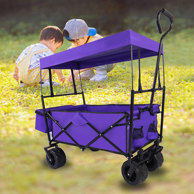 Outdoor Garden Park Utility kids wagon portable beach trolley cart camping foldable folding wagon