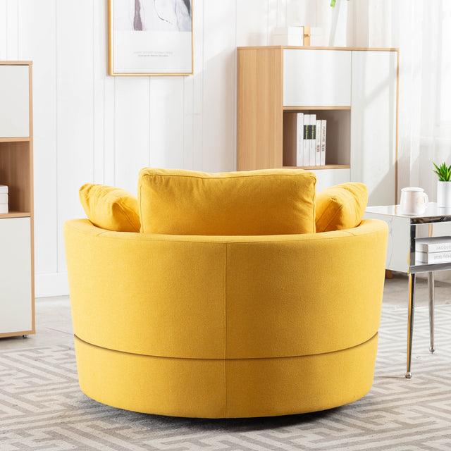 Modern Akili swivel accent chair barrel chair for hotel living room / Modern leisure chair