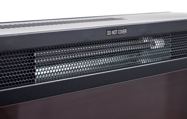 Electric Fireplace TV Console, Black