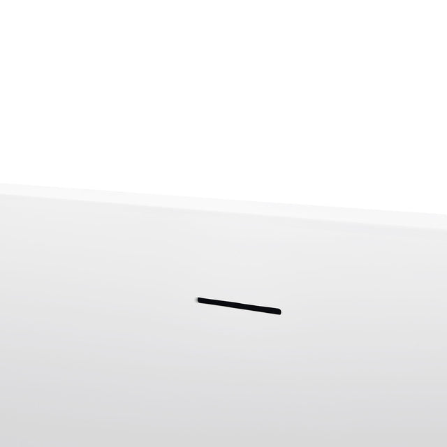 65" 100% Acrylic Freestanding Bathtub,Contemporary Soaking Tub,white Bathtub